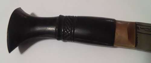 Vintage Gurkha Kukri Presentation Dagger.  Sterling Silver Scabbard.