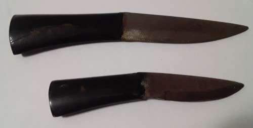 Vintage Gurkha Kukri Presentation Dagger.  Sterling Silver Scabbard.