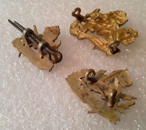 Rhodesia British South African Police (BSAP) Badge Set. 1 x Cap. 2 x Collar.