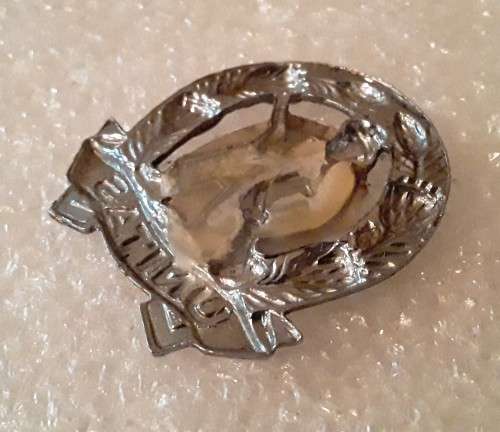 SADF `UNITAS` Commando Collar Badge.