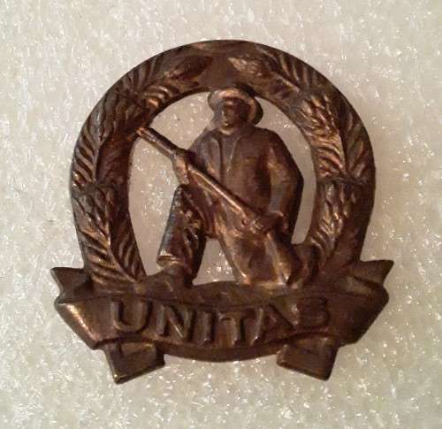 SADF `UNITAS` Commando Cap Badge.