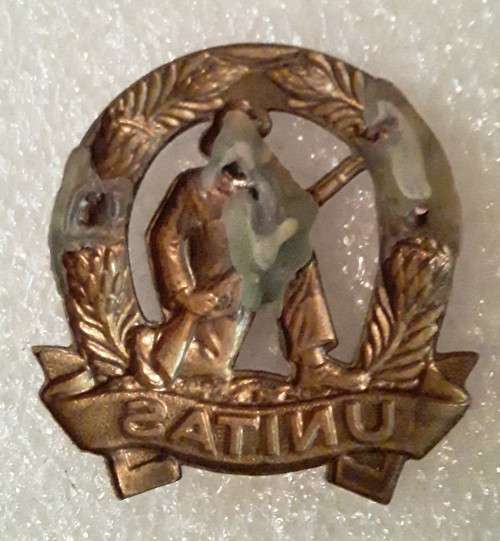 SADF `UNITAS` Commando Cap Badge.