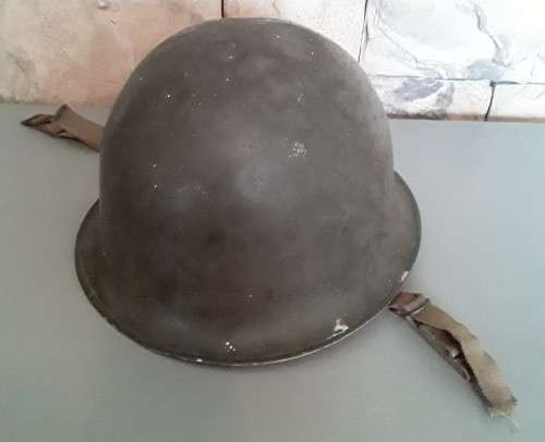 Vintage 1970`s SADF `Staaldak` Helmet. Complete With Inner Liner.
