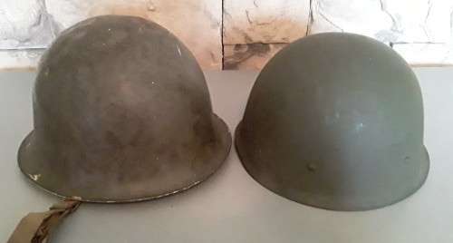 Vintage 1970`s SADF `Staaldak` Helmet. Complete With Inner Liner.