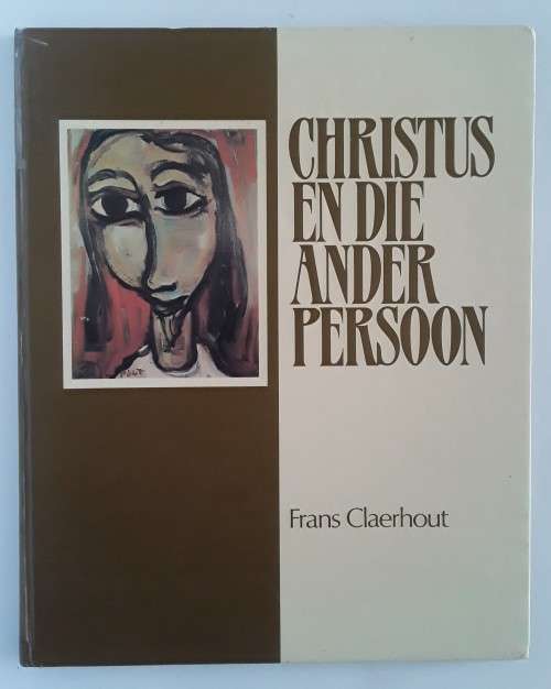 Frans Claerhout Original Signed Sketch In Art Book `CHRISTUS EN DIE ANDER PERSOON`.