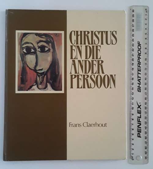 Frans Claerhout Original Signed Sketch In Art Book `CHRISTUS EN DIE ANDER PERSOON`.