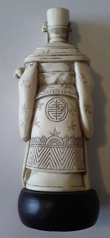Early Chinese Hand-Carved Immortal Figurine.
