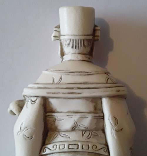 Early Chinese Hand-Carved Immortal Figurine.