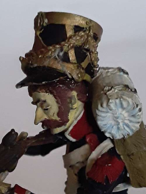 Vintage Hand-Painted Lead Soldier By Renowned `Ray Lamb`. 90 mm.