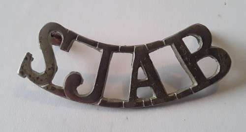 St. John Ambulance Brigade Shoulder Title.
