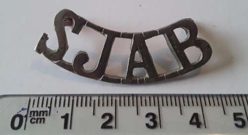 St. John Ambulance Brigade Shoulder Title.