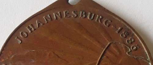 1936 Johannesburg Empire Exhibition Bronze medallion. `Eendragt Maakt Magt`.