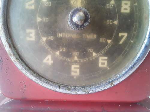 Vintage Cast Iron `Interval Timer`. Circa 1940`s. Working.