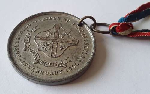 Rare Boer War 1900 `SIEGE OF BEACONSFIELD` Peace Medal.