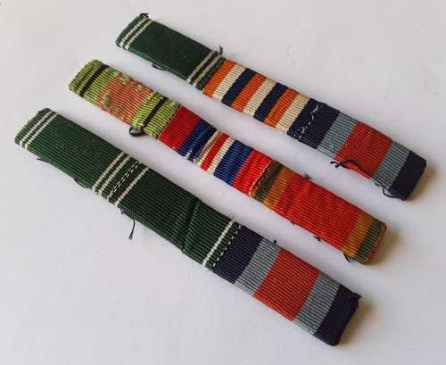 WW2 Ribbon Bar Group.