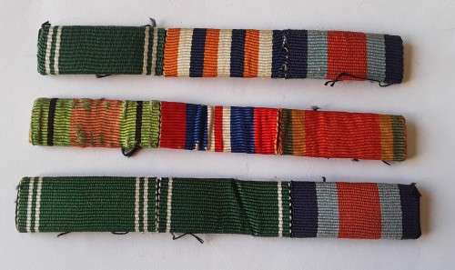 WW2 Ribbon Bar Group.