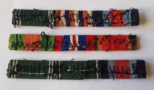 WW2 Ribbon Bar Group.