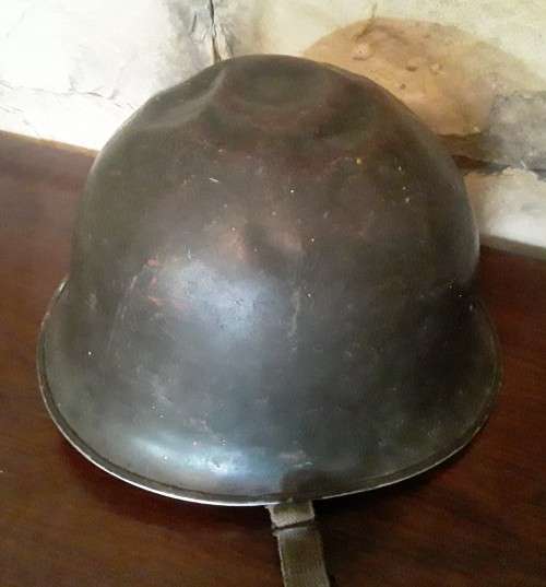 Vintage 1970`s SA Army `Staaldak` Helmet With Inner. `C.J.FUCHS LTD, 1976`.