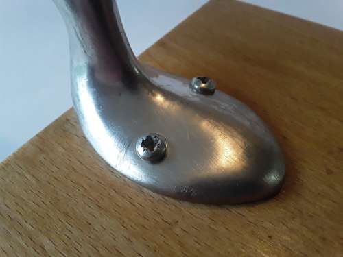 Vintage `Carrol Boyce` Pewter And Wood Cheese Board.  Signed.