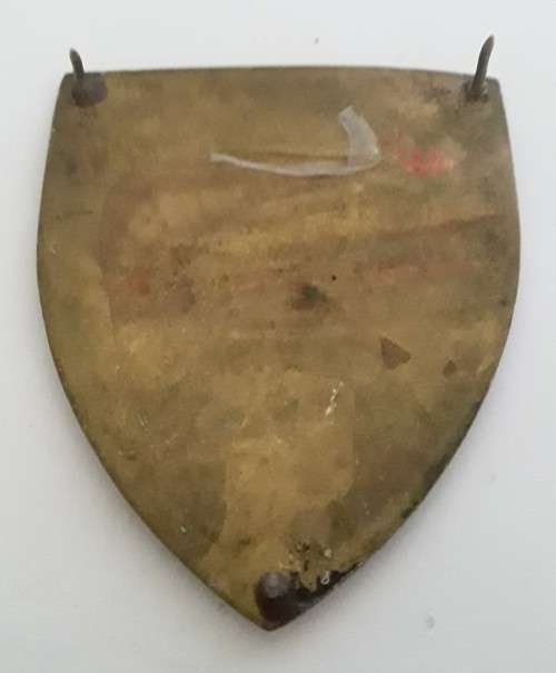 SADF 4 SAI (Infantry) Battalion Shoulder Flash - front damaged (all pins intact).
