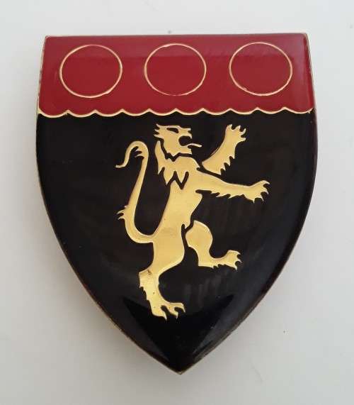 SADF Cape Field Artillery Regiment Shoulder Flash (all pins intact).