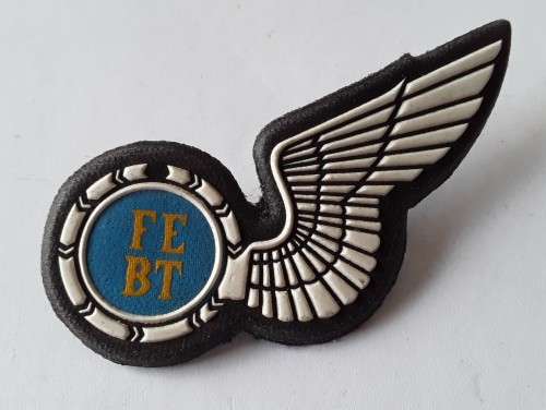 SA Air Force Flight Engineer Wing Badge. Pins intact.