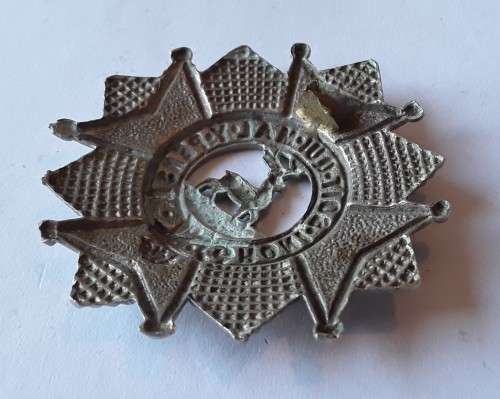 WW1 Bedfordshire Regiment Cap Badge. No pins.