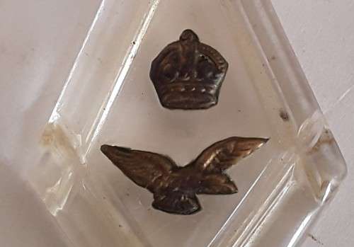 WW2 Royal Air Force Lucite Plexiglass Aircraft Canopy Sweetheart Pendant.