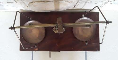 Antique Dutch large apothecary scale by `Becker`s Sons Rotterdam`.