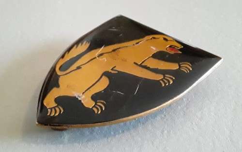 SADF 1 SAI (South African Infantry) Shoulder Flash. All Pins Intact.