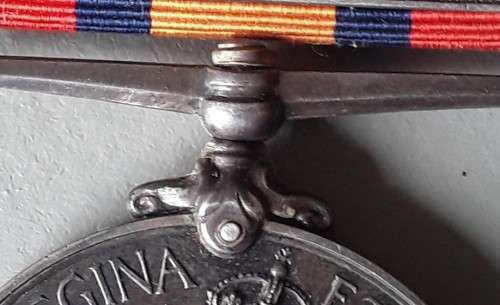 Boer War Q.S.A. Medal With 5 Clasps To `67 S.Serjt. L.L.L. Moore S.A.C.`.