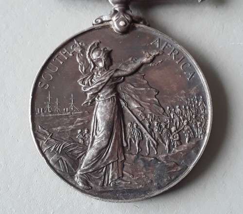 Boer War Q.S.A. Medal With 5 Clasps To `67 S.Serjt. L.L.L. Moore S.A.C.`.