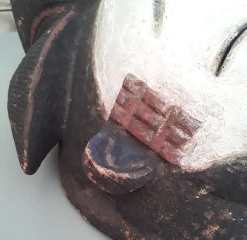 A Vintage Punu Tribal Ceremonial Dancing Mask.