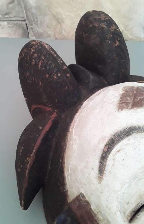 A Vintage Punu Tribal Ceremonial Dancing Mask.