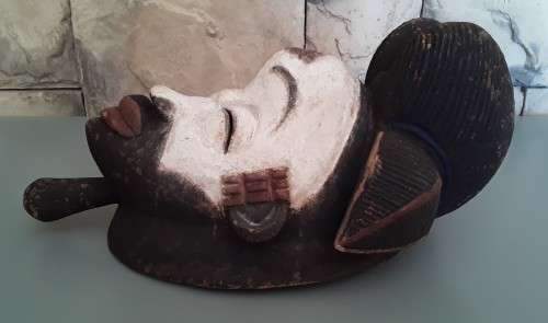 A Vintage Punu Tribal Ceremonial Dancing Mask.