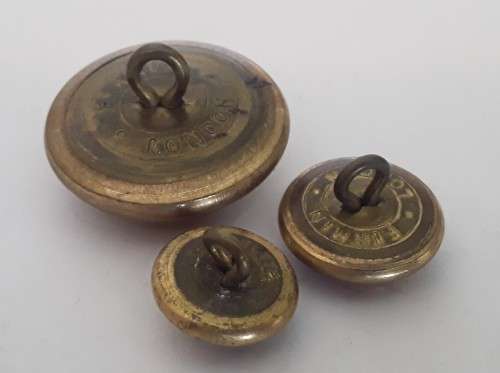 Set Of 19 WW2 South African Artillery Buttons. (Set 2 of 2).