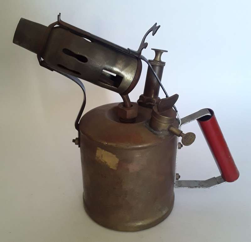 Vintage Brass `Pamus` 2 Pint Blow Torch.