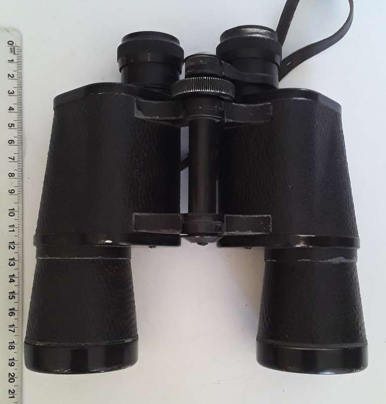 Rare Pair Of Cold War Era Soviet (USSR) Binoculars. `7x50`. Original case.