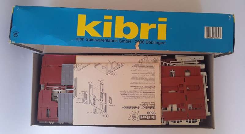 Kibri `Feldafing Station` Kit. HO Scale. No : 9530. 64 x 19 x 17cm. Mint in box.