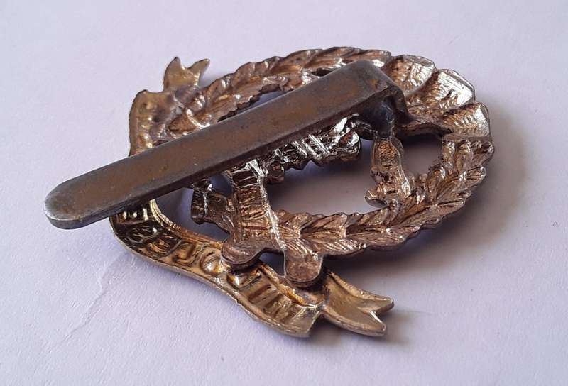 Middlesex Regiment (Duke Of Cambridge`s Own) Cap Badge. Pre 1914. Slide Intact.