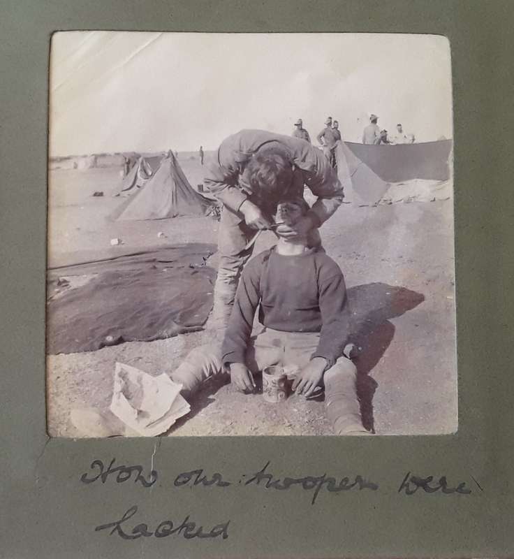 Anglo Boer War Album With 24 Original Photos Taken By British Officer.  Extremely Rare.