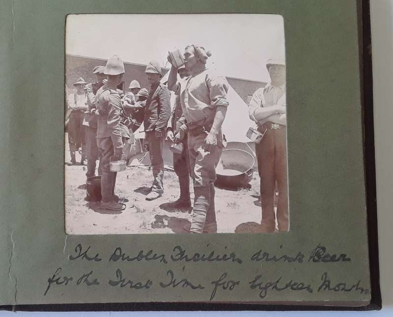 Anglo Boer War Album With 24 Original Photos Taken By British Officer.  Extremely Rare.