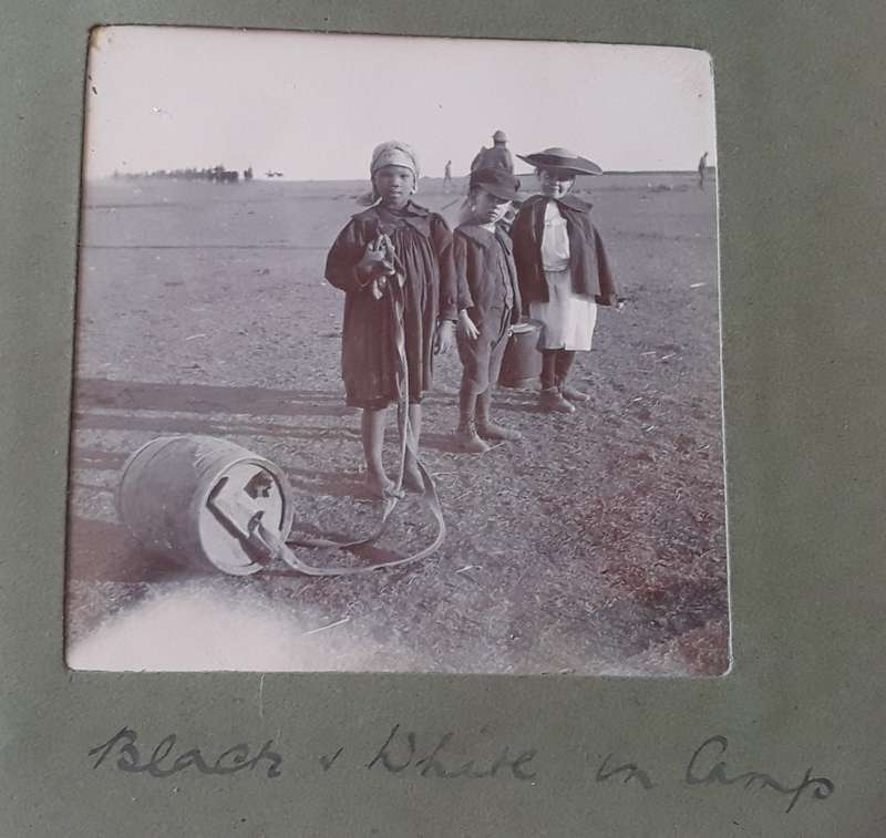 Anglo Boer War Album With 24 Original Photos Taken By British Officer.  Extremely Rare.