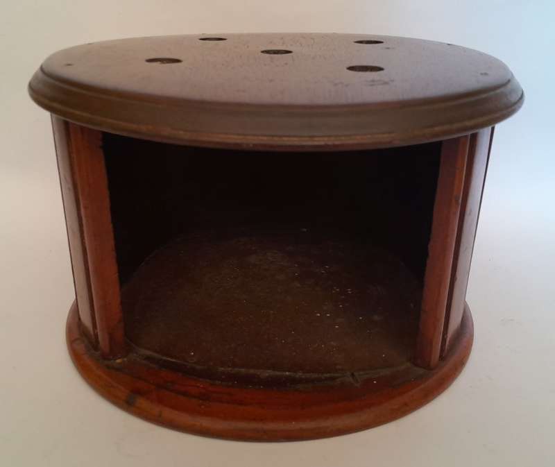Antique Foot Warmer (Voetstofie) With Copper And Brass Coal Scoop.