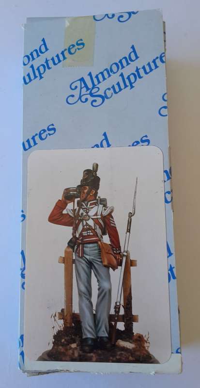Vintage Almond Sculptures Metal Model Kit. Sgt. Light Infantry Co, 53rd Regt. of Foot, 1812-15.