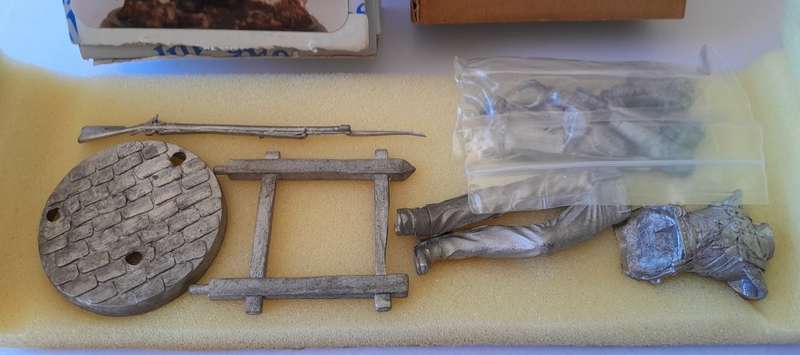 Vintage Almond Sculptures Metal Model Kit. Sgt. Light Infantry Co, 53rd Regt. of Foot, 1812-15.