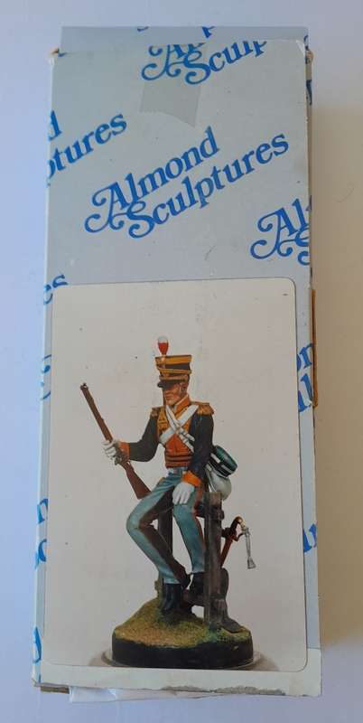 Vintage Almond Sculptures Metal Model Kit. British Light Dragoon Trooper Campaign Dress, 1812-15.