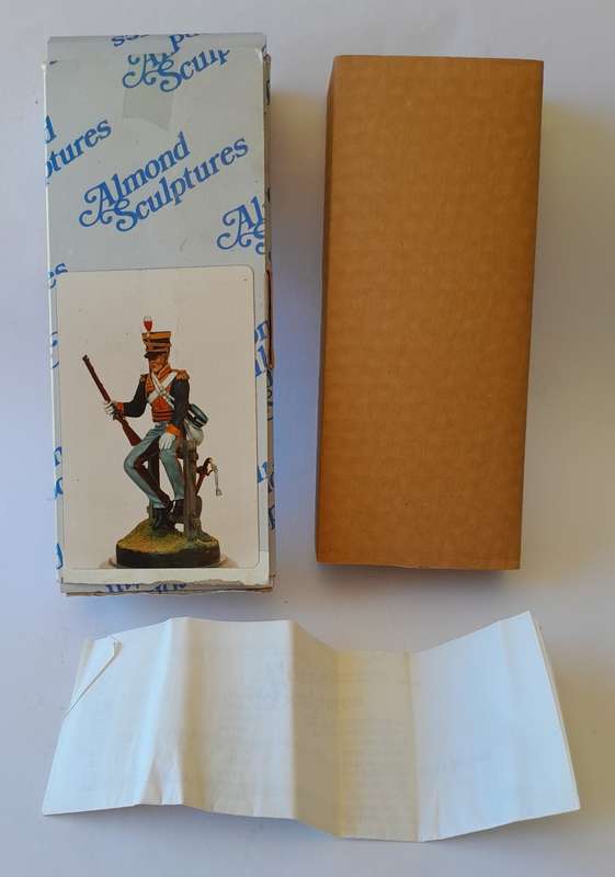 Vintage Almond Sculptures Metal Model Kit. British Light Dragoon Trooper Campaign Dress, 1812-15.