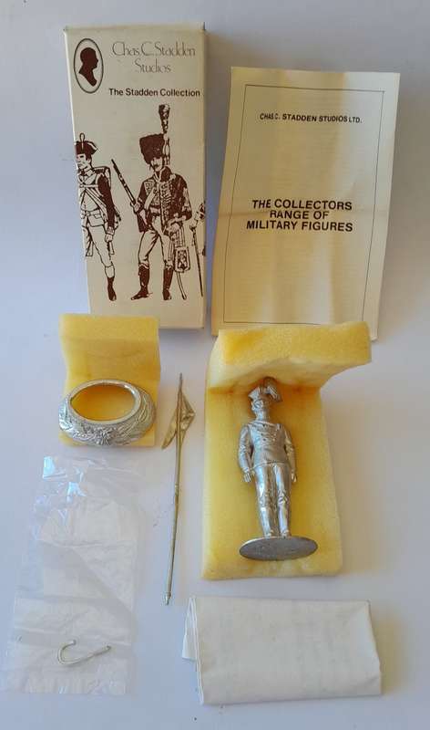 Vintage Stadden Collection Metal Model Kit. 5th (Royal Irish) Lancers Trooper, 1908 Guard Order.