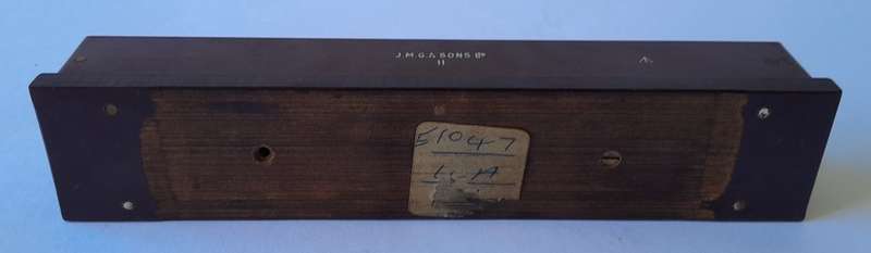 WW2 J.M.G & Sons Ltd. Artillery Trough Compass In Rosewood Case. Rare.